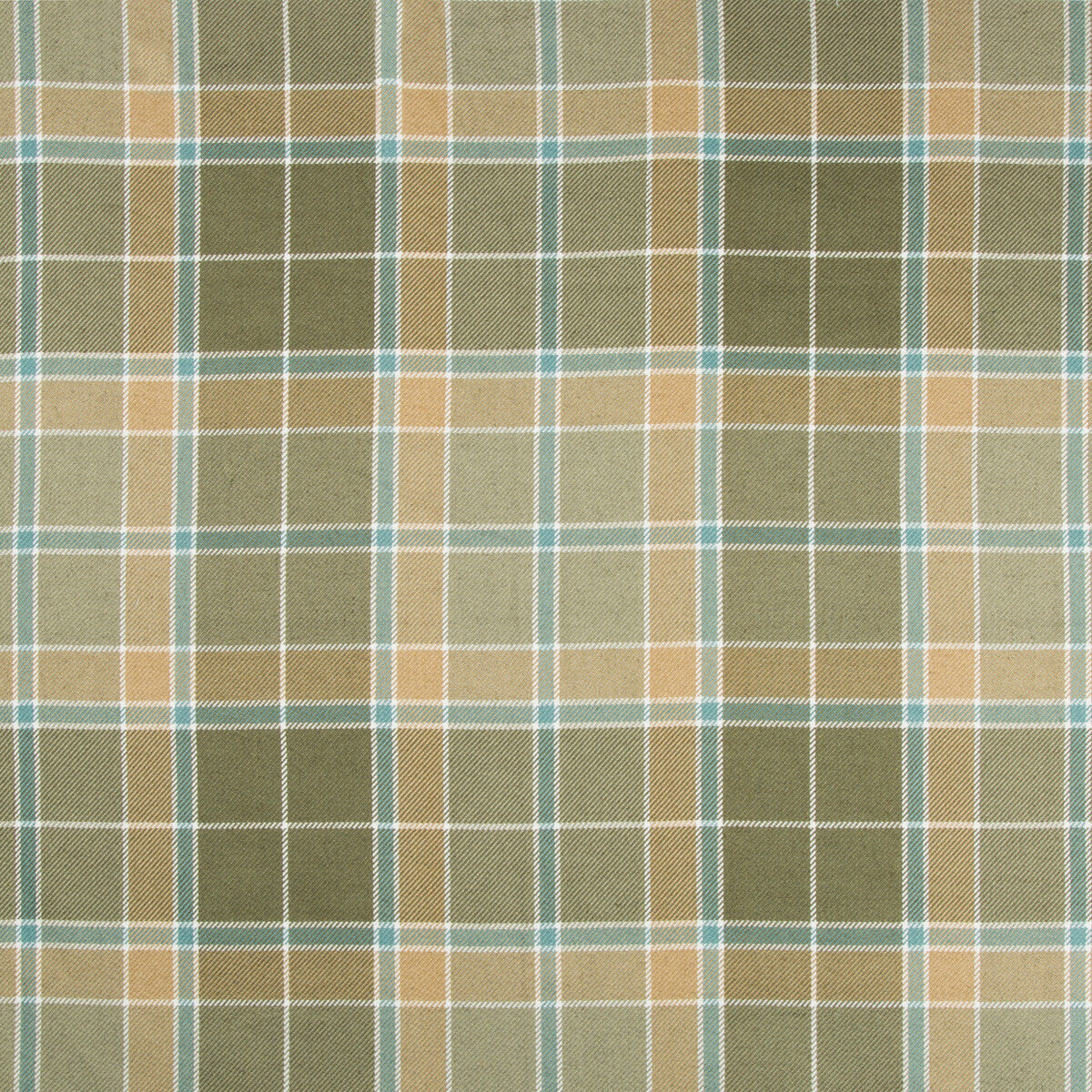 Handsome Plaid fabric in boxwood color - pattern 34793.340.0 - by Kravet Couture in the David Phoenix Well-Suited collection