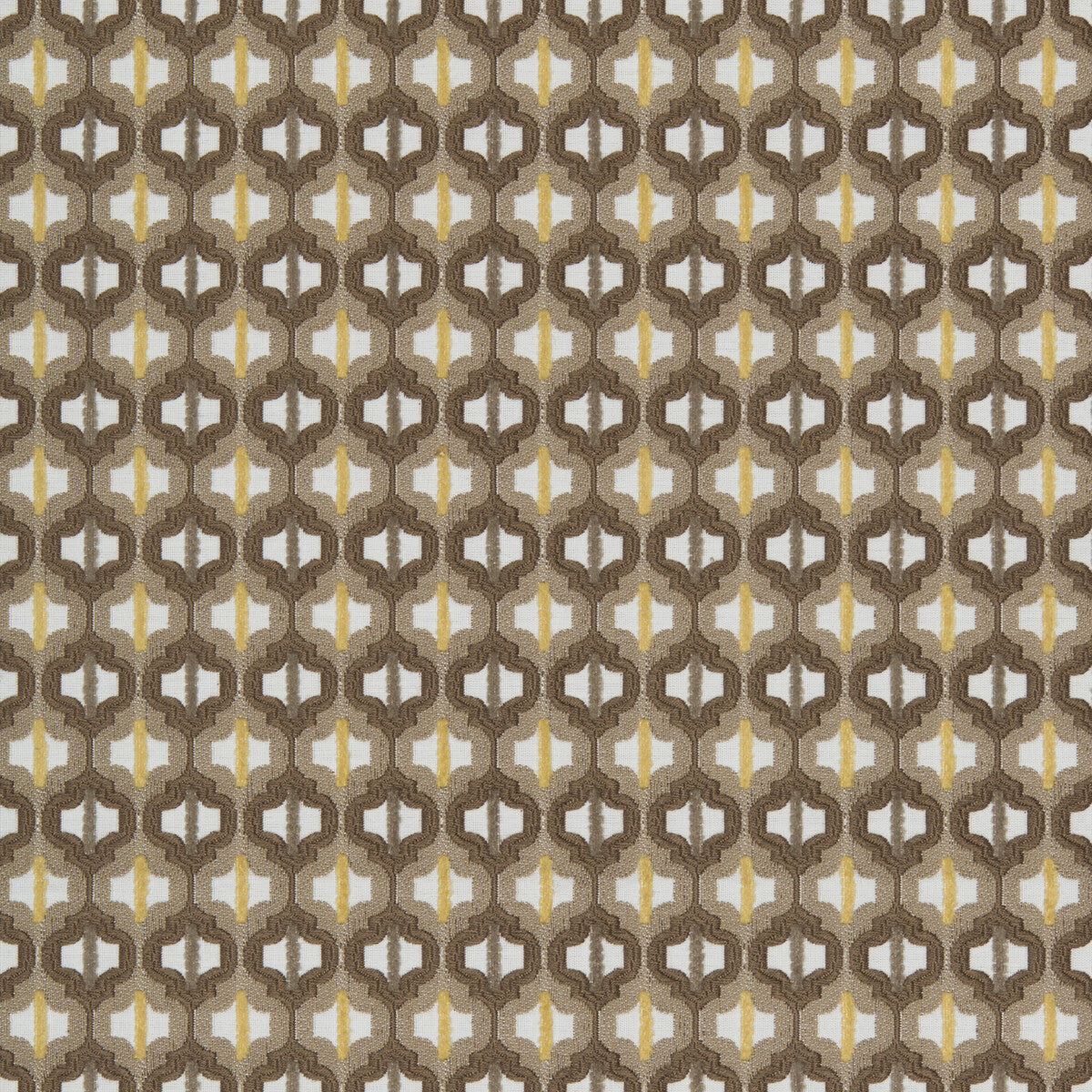 Turned Out Tile fabric in tiger eye color - pattern 34794.16.0 - by Kravet Couture in the David Phoenix Well-Suited collection