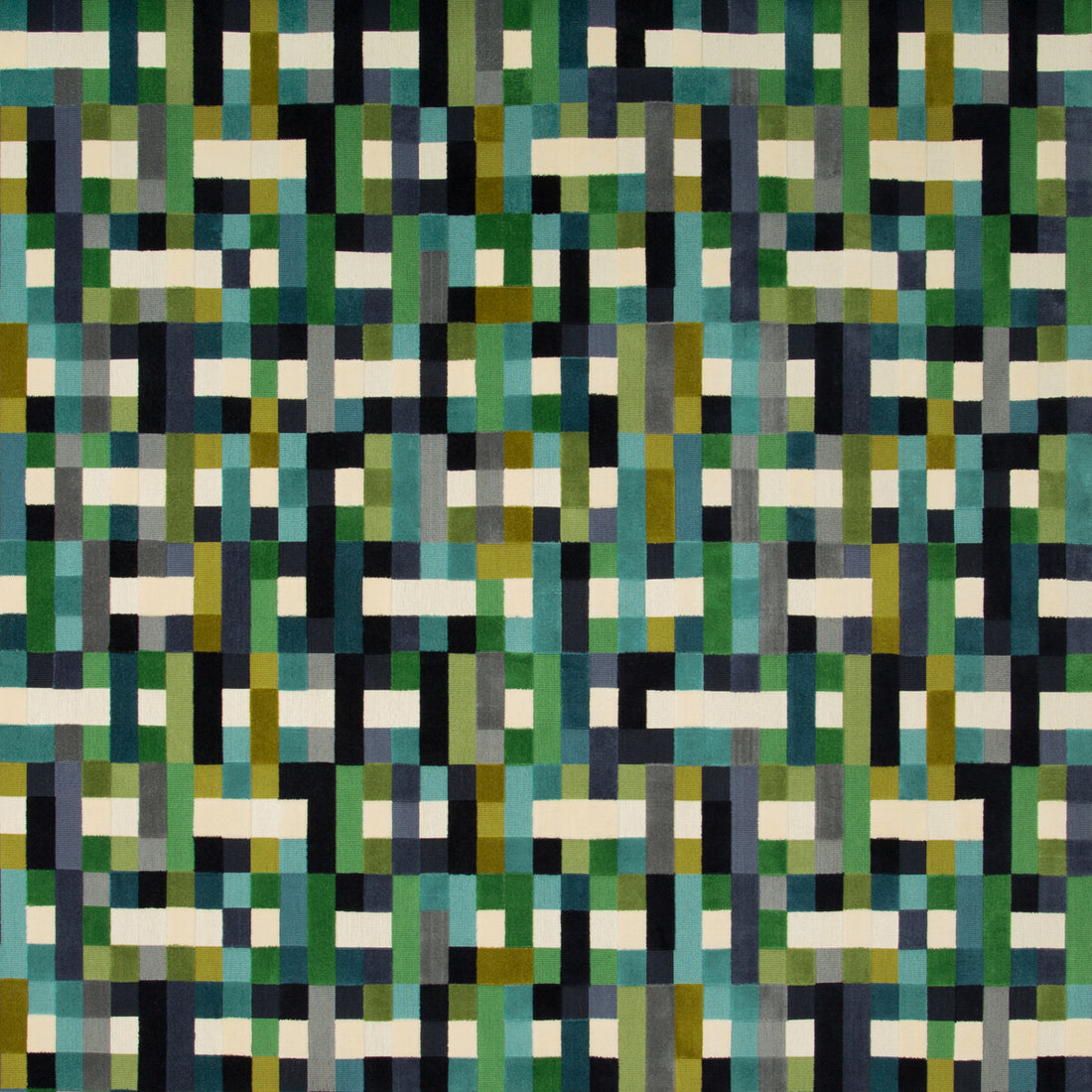 Abstract Moment fabric in peacock color - pattern 34916.315.0 - by Kravet Couture in the Modern Tailor collection