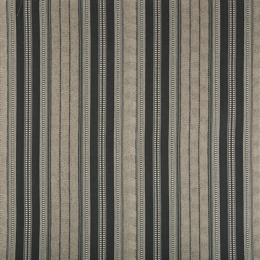 Lule Stripe fabric in ink color - pattern 34969.816.0 - by Kravet Design in the Barclay Butera Sagamore collection
