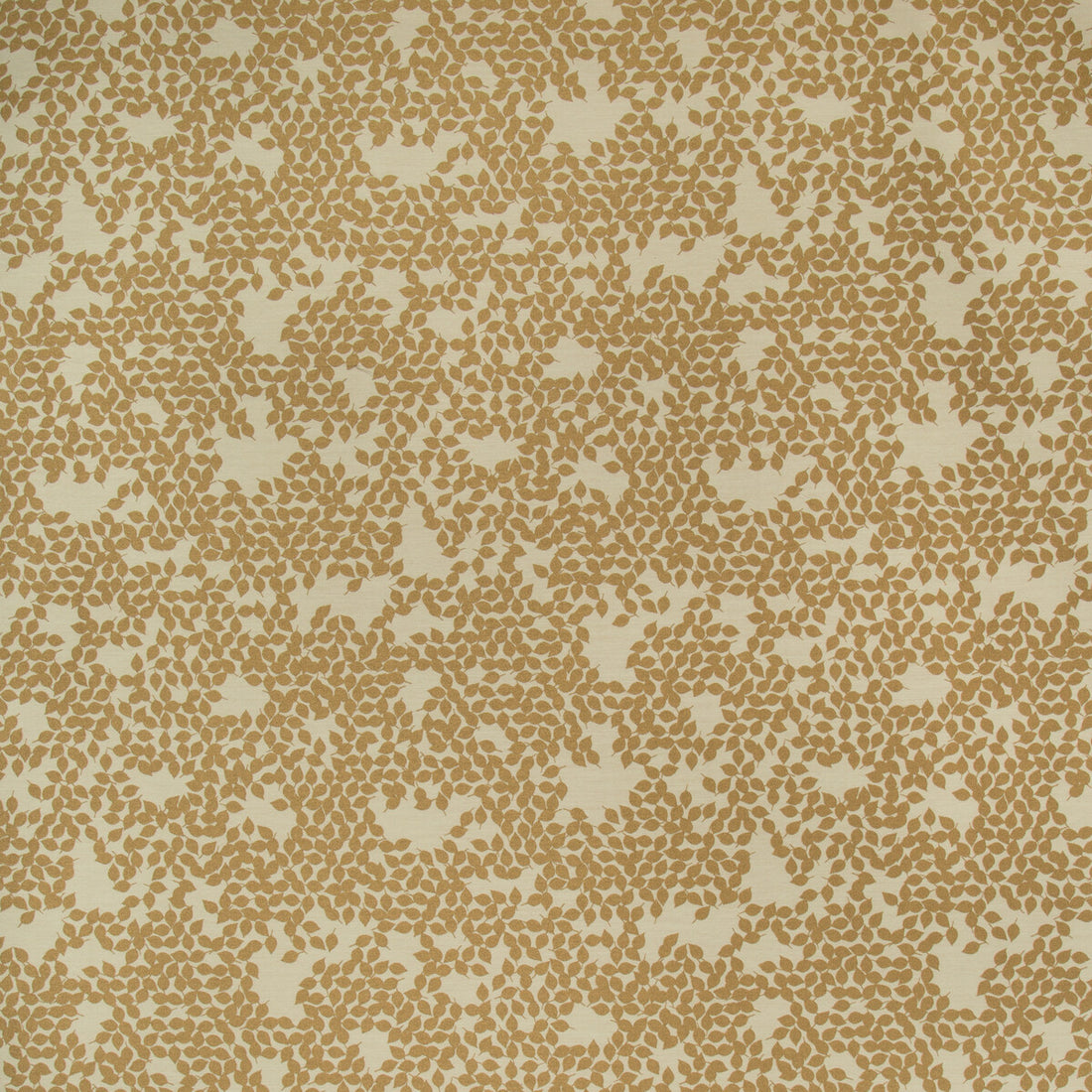 Dancing Leaves fabric in gold color - pattern 35091.4.0 - by Kravet Contract in the Gis Crypton collection