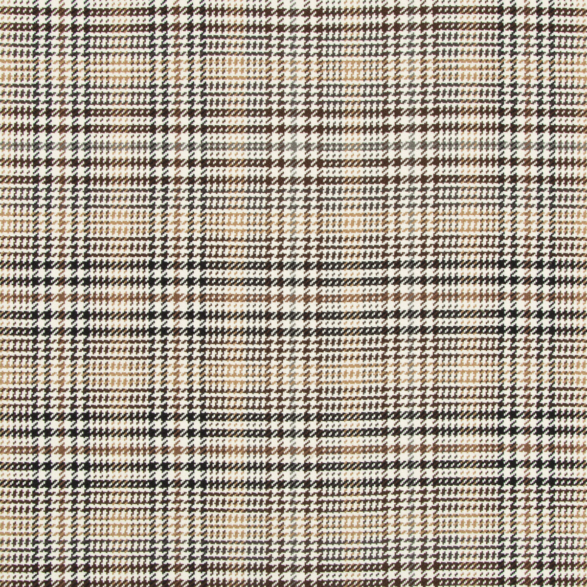 Bisset Plaid fabric in saddle color - pattern 35148.816.0 - by Kravet Design