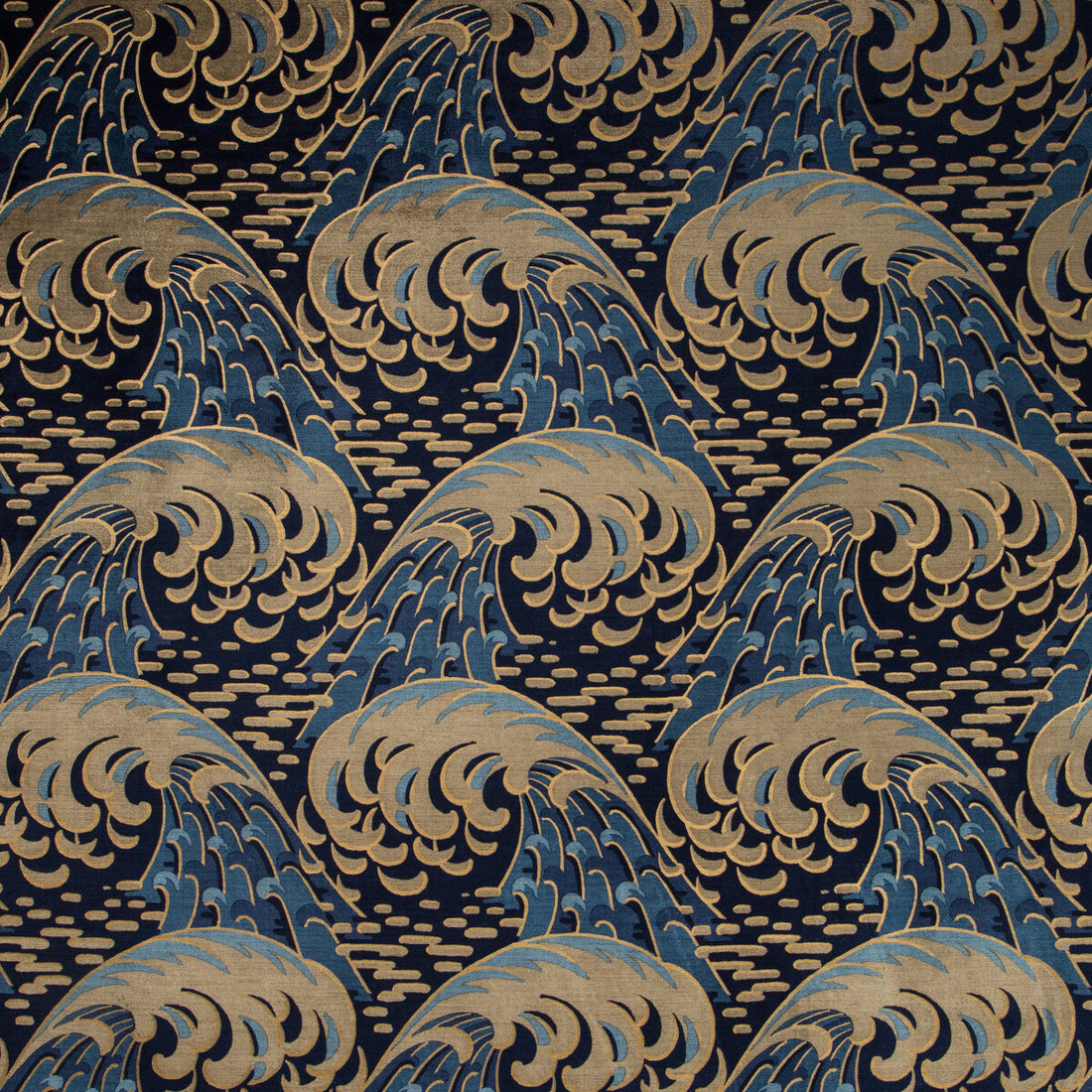 Kaiyou fabric in indigo color - pattern 35419.516.0 - by Kravet Couture in the Izu Collection collection