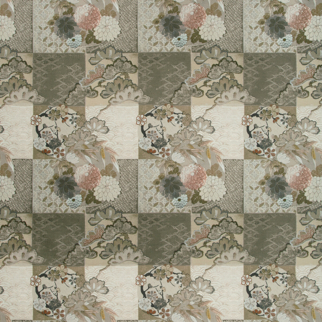 Osode fabric in stone/blush color - pattern 35439.1711.0 - by Kravet Couture in the Izu Collection collection