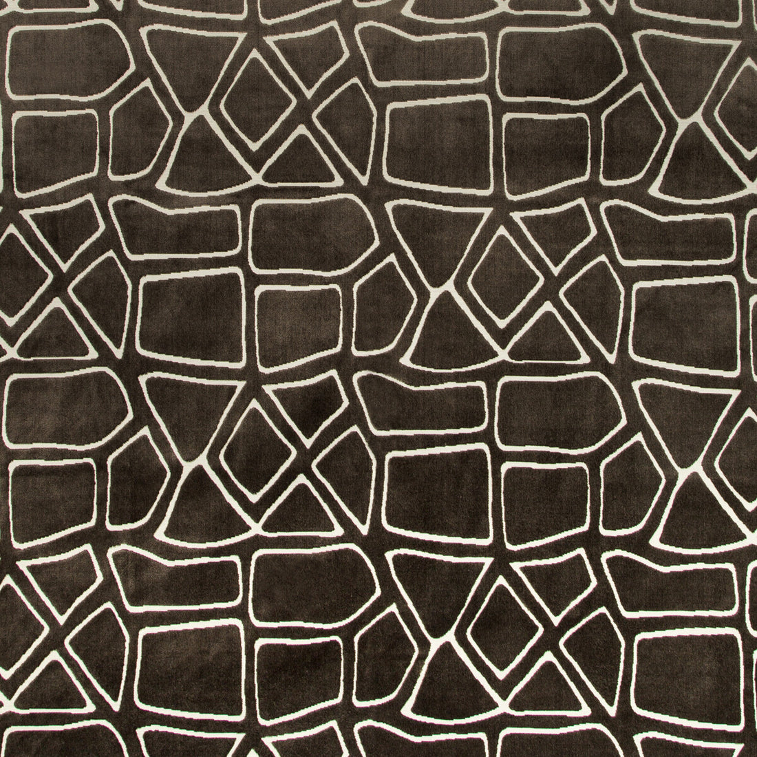 Mural Velvet fabric in java color - pattern 35508.66.0 - by Kravet Design in the Barclay Butera Sagamore collection