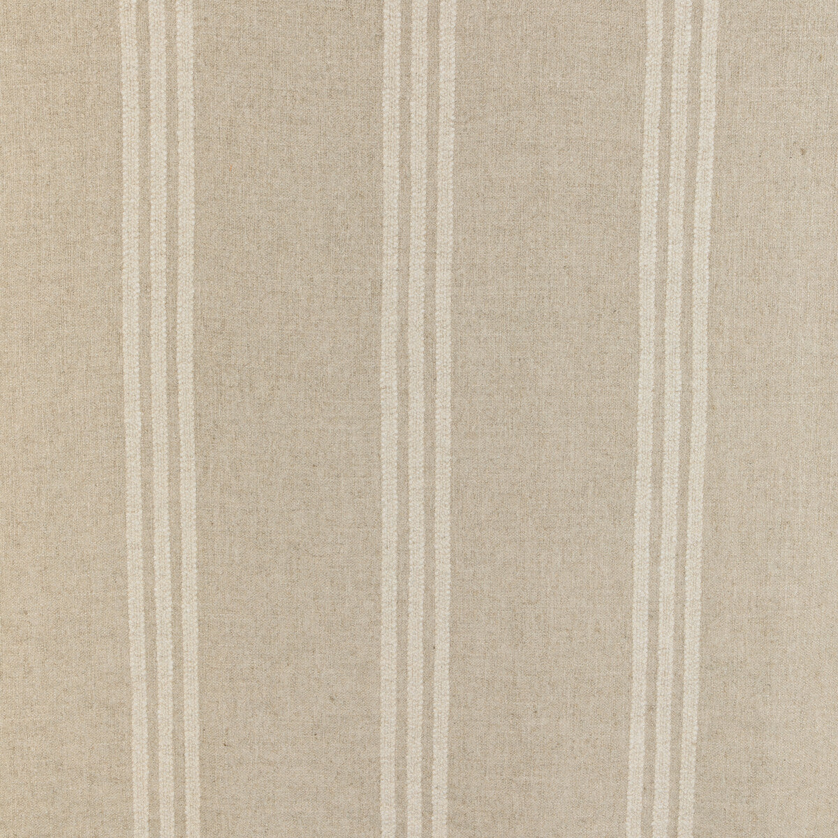 Karphi Stripe fabric in flax color - pattern 35860.16.0 - by Kravet Couture in the Atelier Weaves collection