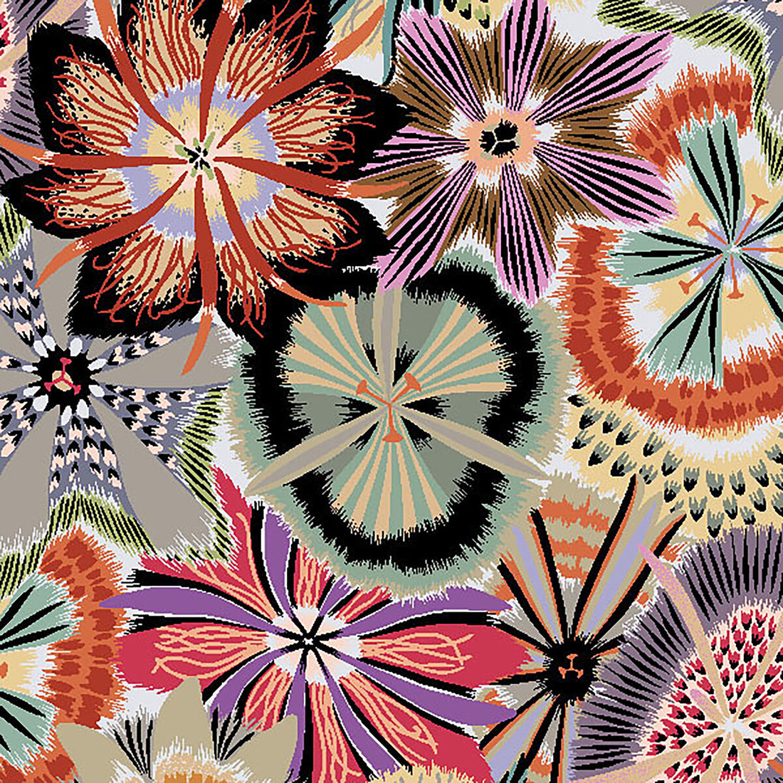 Passiflora Giant fabric in 159 color - pattern 36180.73.0 - by Kravet Couture in the Missoni Home collection
