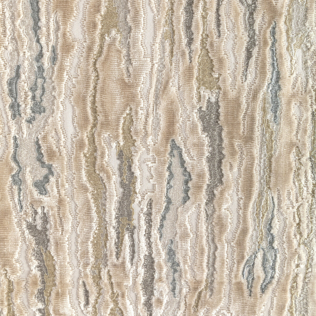 Velvet Waves fabric in cream color - pattern 36322.16.0 - by Kravet Couture in the Modern Luxe III collection