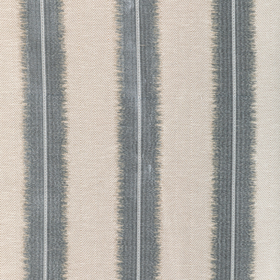 Etched Stripe fabric in fog color - pattern 36346.1611.0 - by Kravet Couture in the Modern Luxe III collection