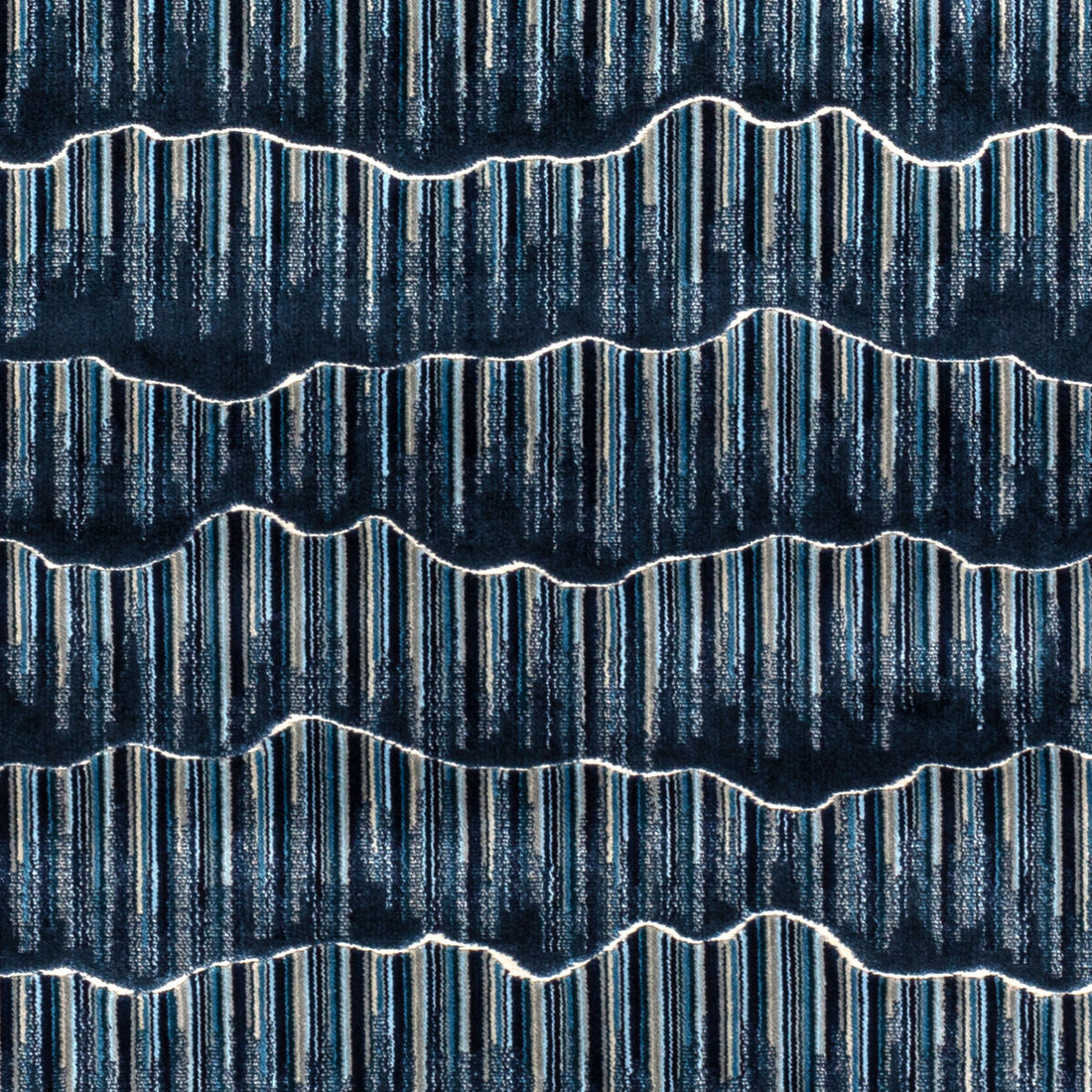 Mountainscape fabric in indigo color - pattern 36350.50.0 - by Kravet Couture in the Modern Luxe III collection