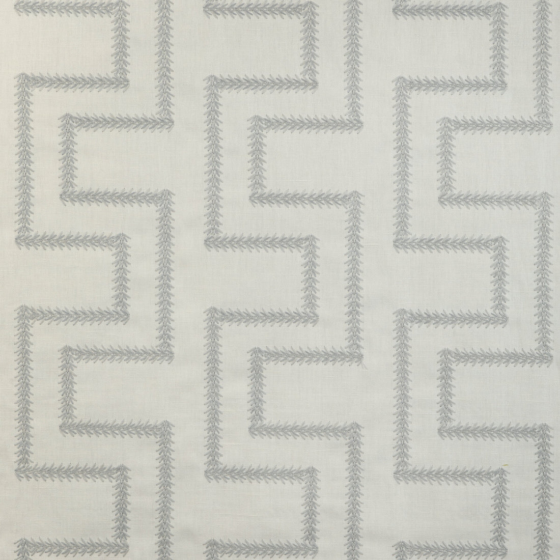 Roman Fret fabric in grey color - pattern 36844.11.0 - by Kravet Design in the Alexa Hampton collection