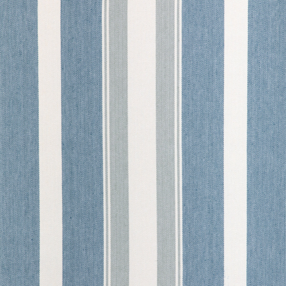 Natural Stripe fabric in lapis color - pattern 36863.5.0 - by Kravet Couture in the Atelier Weaves collection