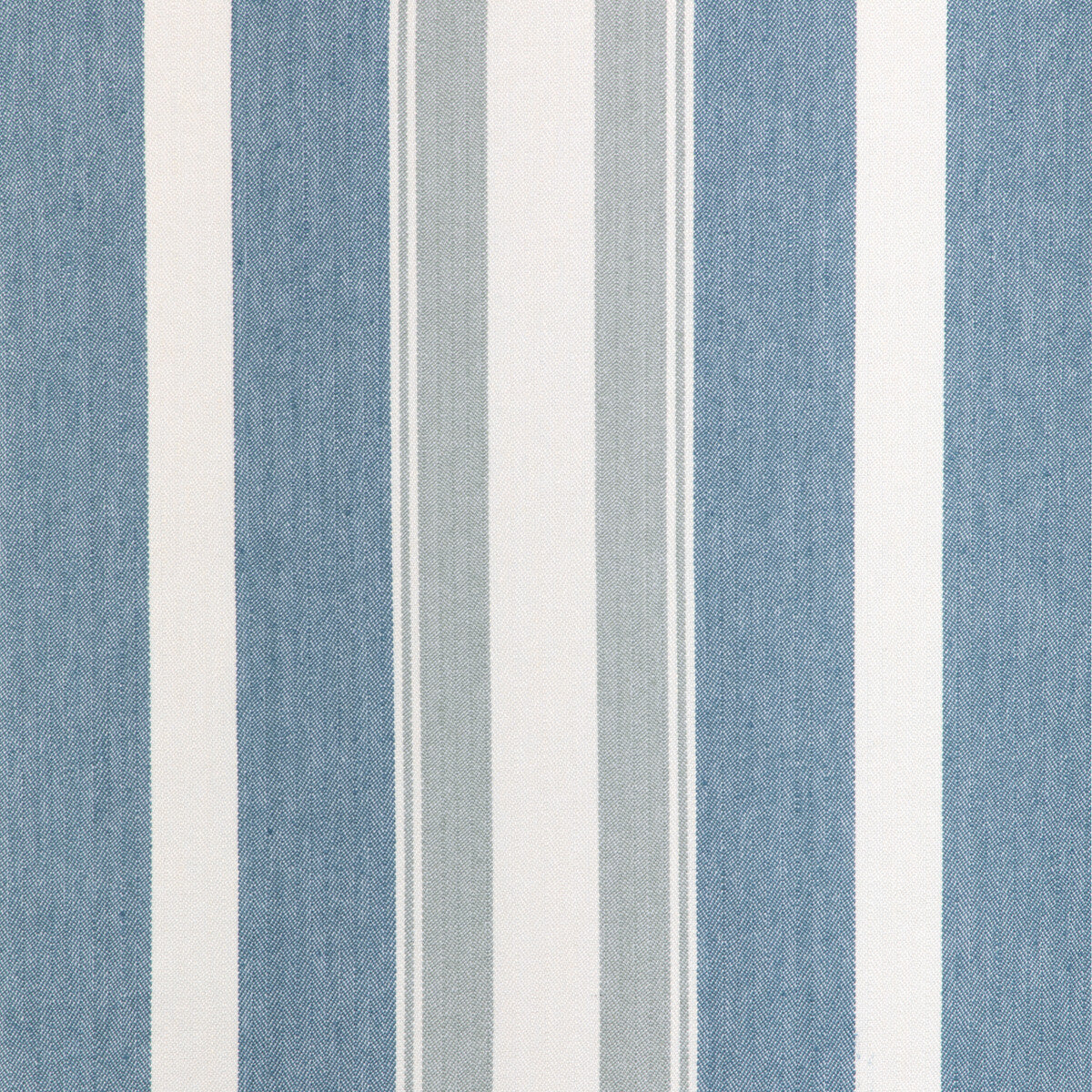 Natural Stripe fabric in lapis color - pattern 36863.5.0 - by Kravet Couture in the Atelier Weaves collection