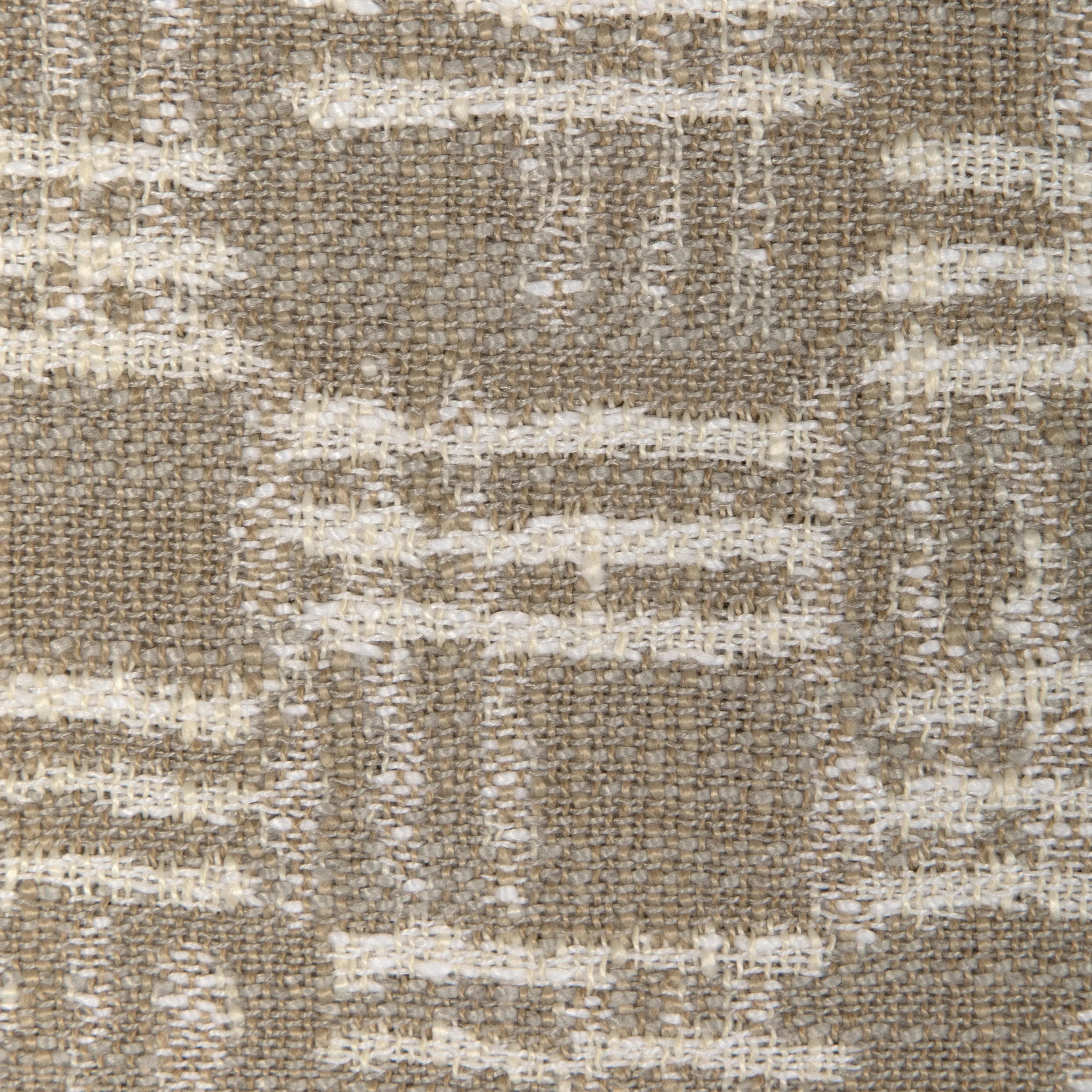 Closeup detail of Cross Waves fabric in sand color - pattern 36928.16.0 - by Kravet Couture in the Riviera collection