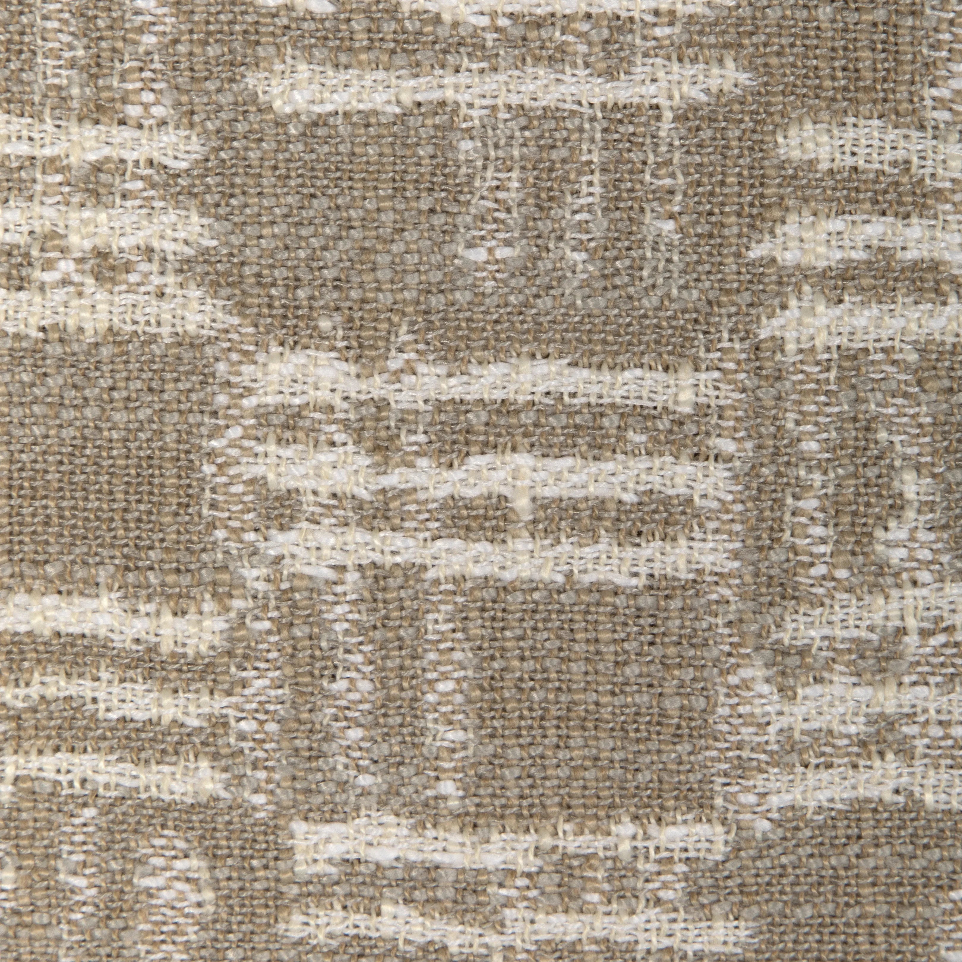 Closeup detail of Cross Waves fabric in sand color - pattern 36928.16.0 - by Kravet Couture in the Riviera collection