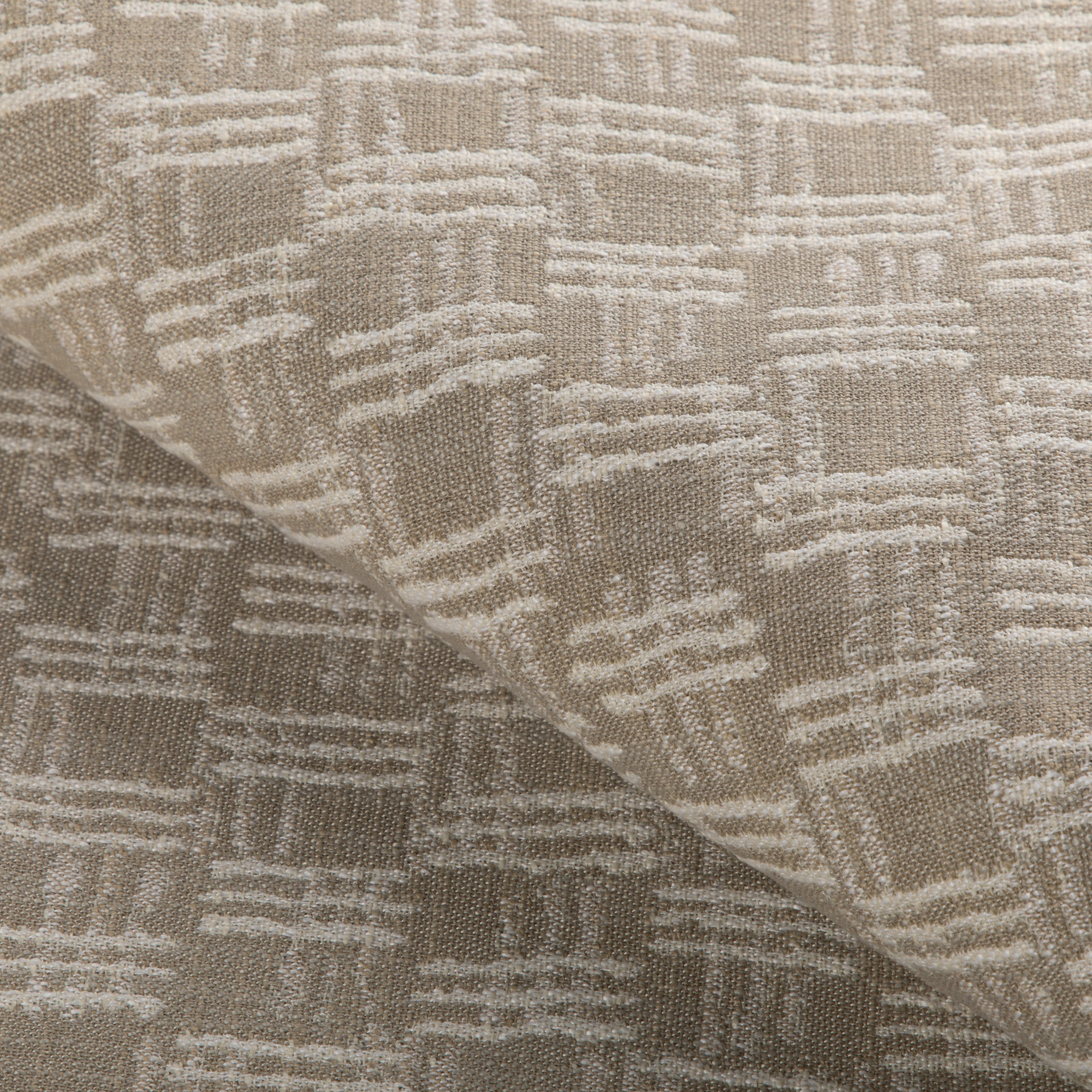 Fabric sample of Cross Waves fabric in sand color - pattern 36928.16.0 - by Kravet Couture in the Riviera collection