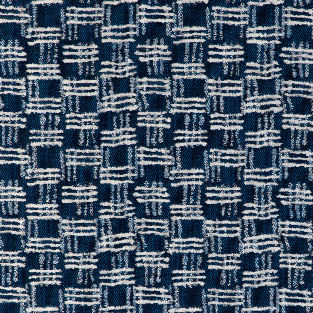 Cross Waves fabric in marine color - pattern 36928.51.0 - by Kravet Couture in the Riviera collection