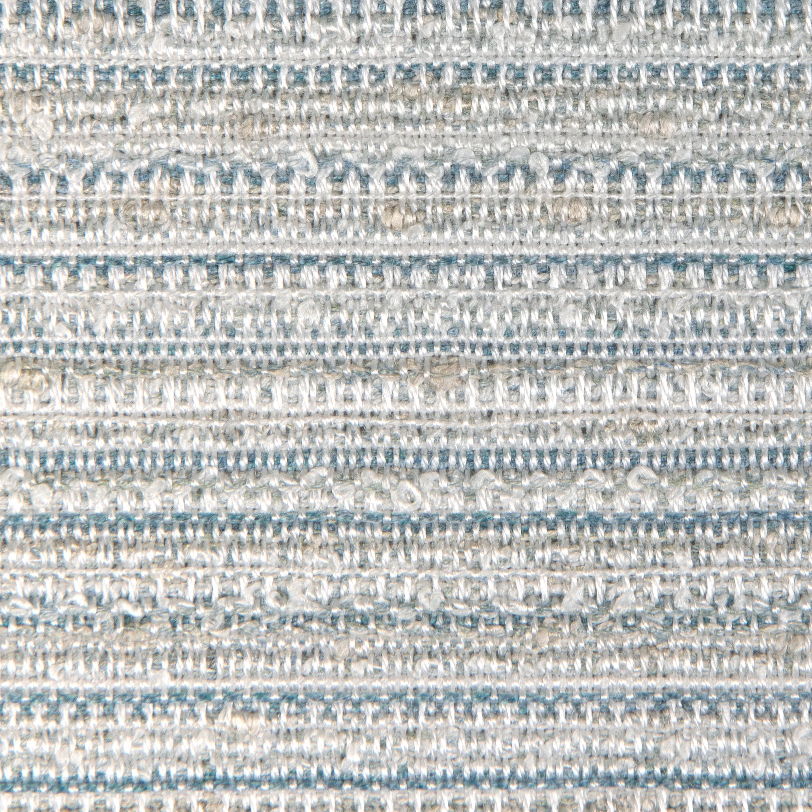 Closeup detail of Portside Stripe fabric in sky color - pattern 36931.15.0 - by Kravet Couture in the Riviera collection