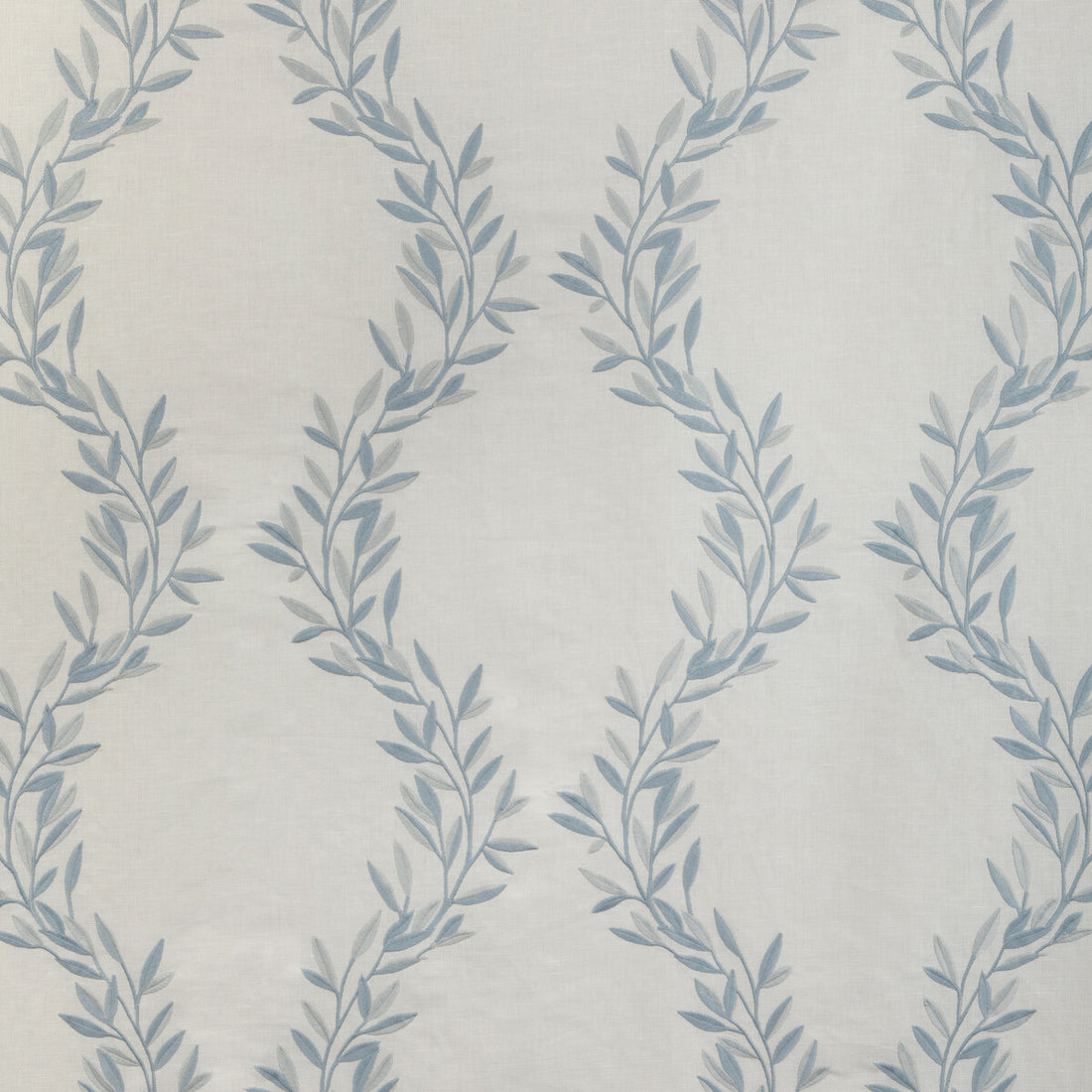 Leaf Frame fabric in spa color - pattern 36942.15.0 - by Kravet Design in the Alexa Hampton collection