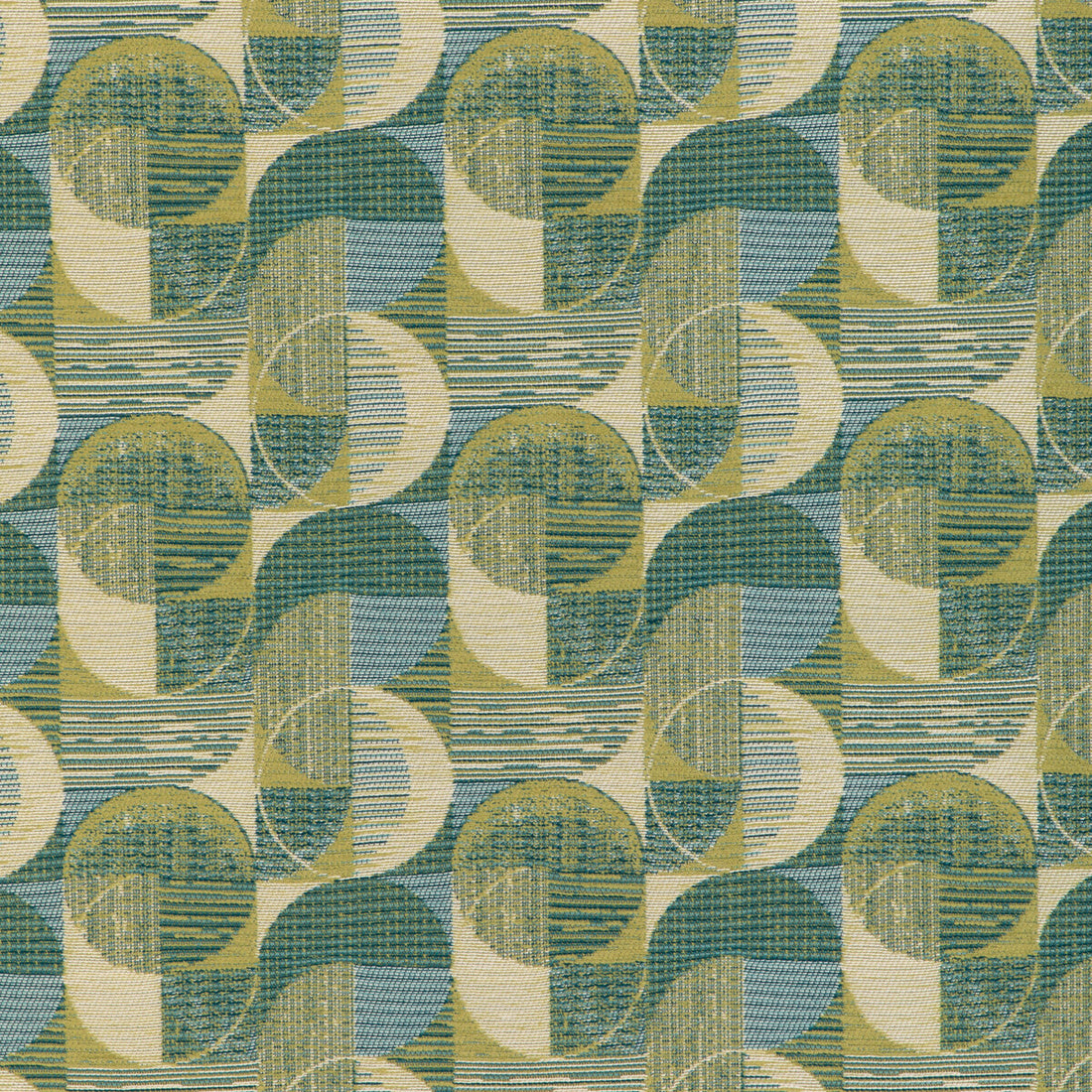 Daybreak fabric in lagoon color - pattern 37050.353.0 - by Kravet Contract in the Chesapeake collection