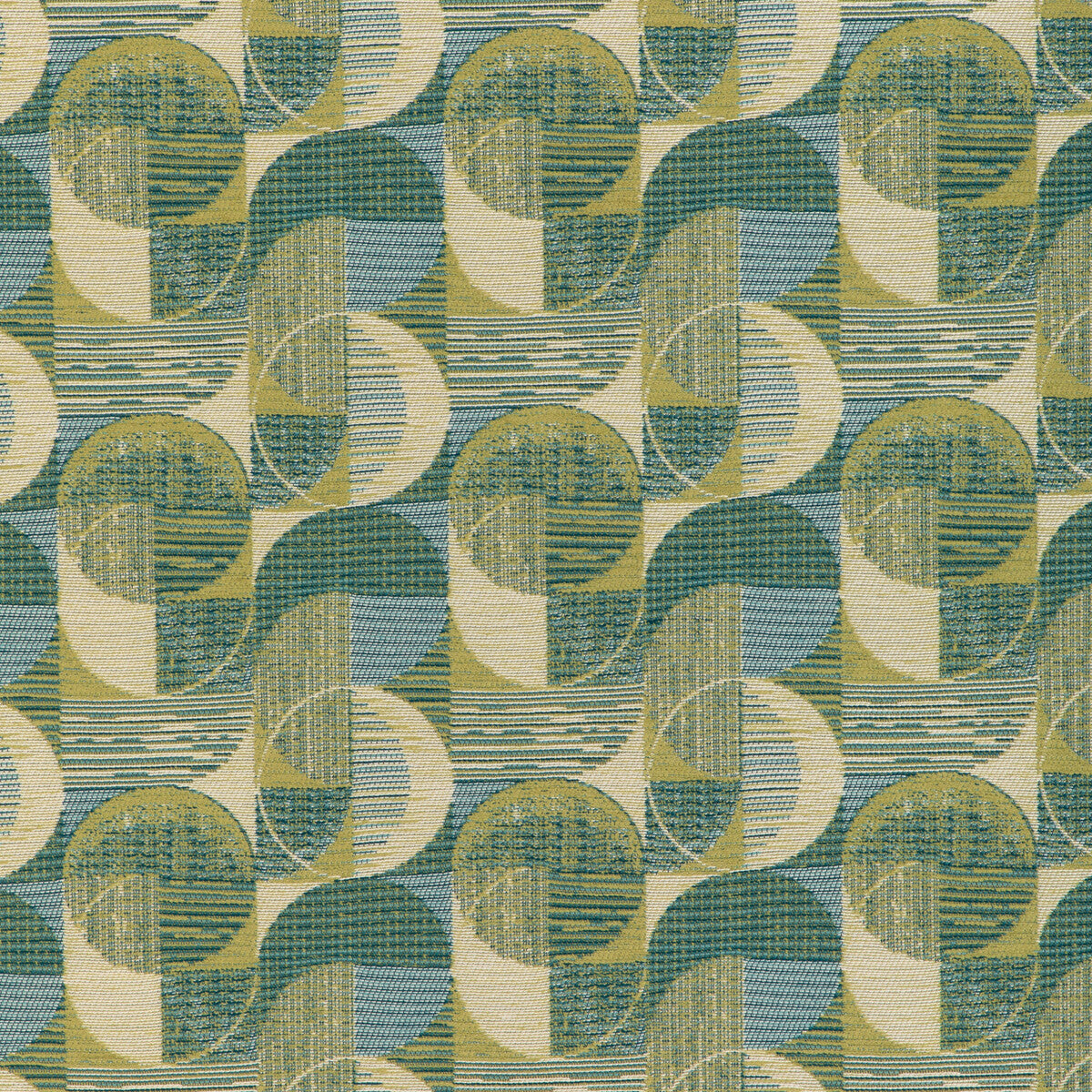 Daybreak fabric in lagoon color - pattern 37050.353.0 - by Kravet Contract in the Chesapeake collection