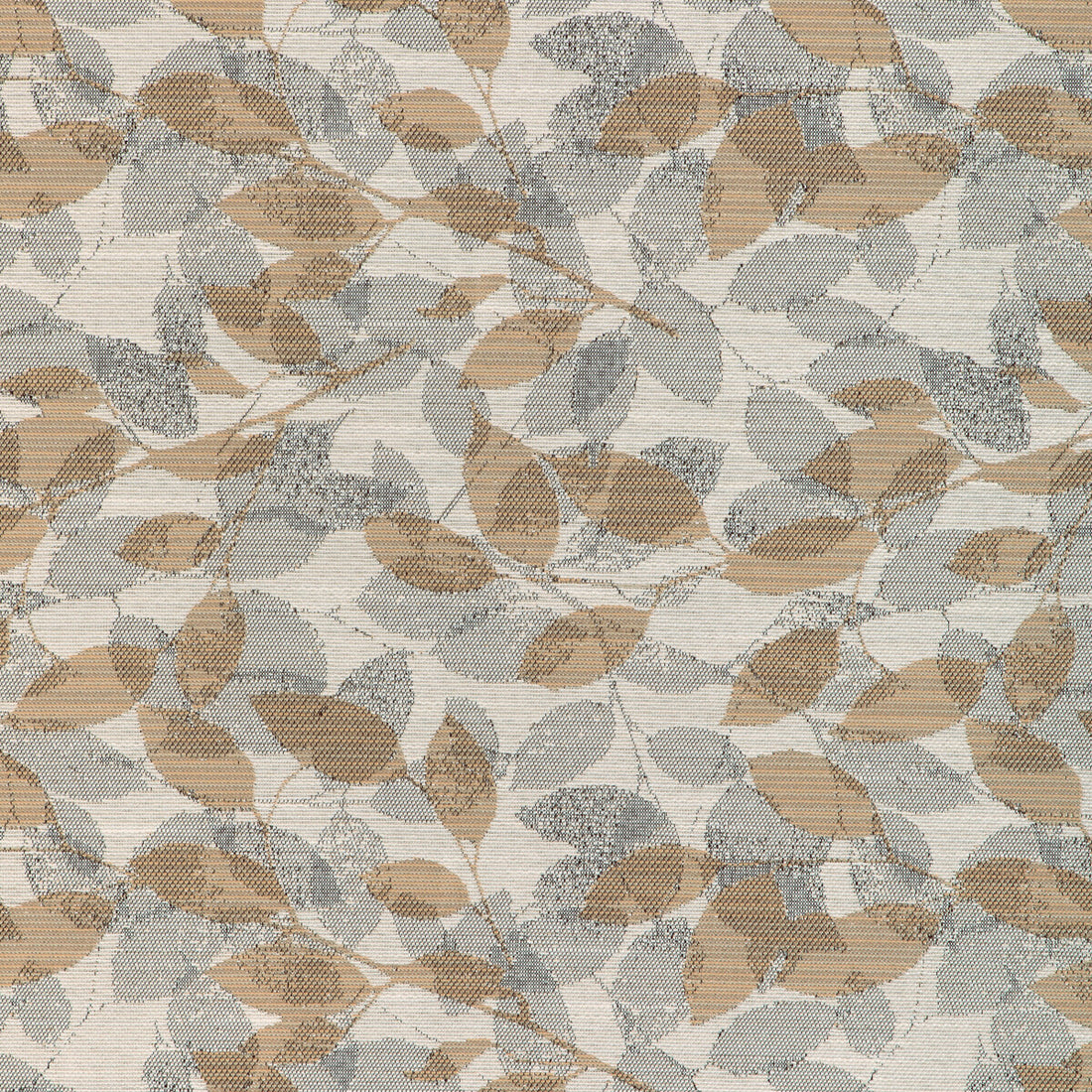 Leaf Dance fabric in sandstone color - pattern 37053.1161.0 - by Kravet Contract in the Chesapeake collection