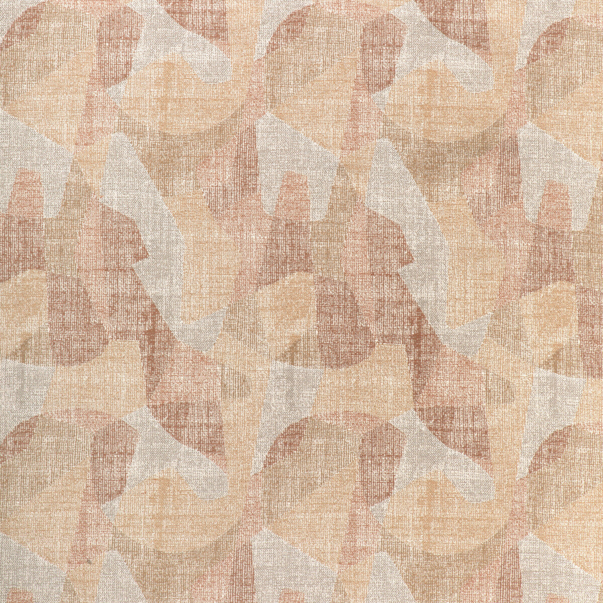 Outcrop fabric in terracotta color - pattern number 37260.1624.0 - by Kravet Couture in the Barbara Barry Landscape collection