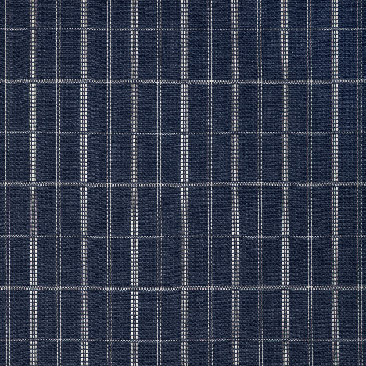 Agatti Check fabric in marine color - pattern number 37378.51.0 - by Kravet Couture in the Atelier Prints & Weaves collection