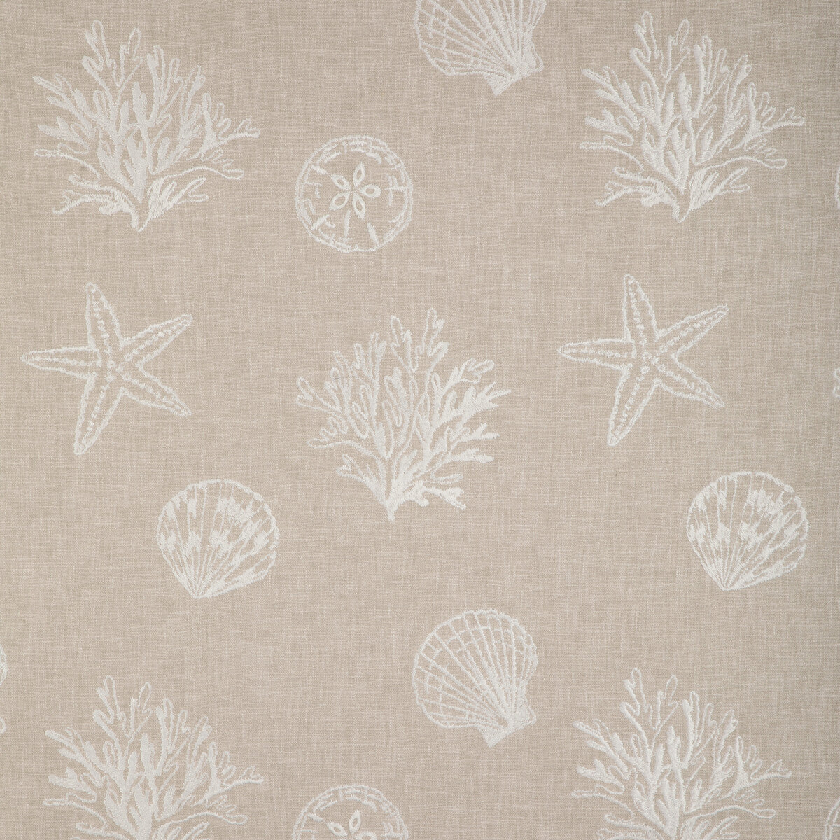 Shell Isle fabric in linen color - pattern number 37386.16.0 - by Kravet Design in the Barclay Butera Harbor Home collection