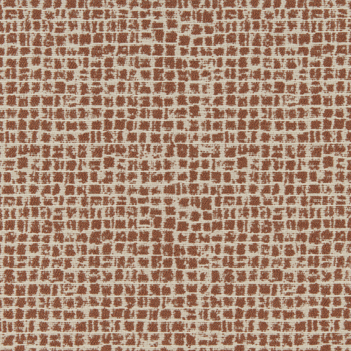Jump Stone fabric in clay color - pattern number 37517.24.0 - by Kravet Contract in the Montage Weaves Crypton collection