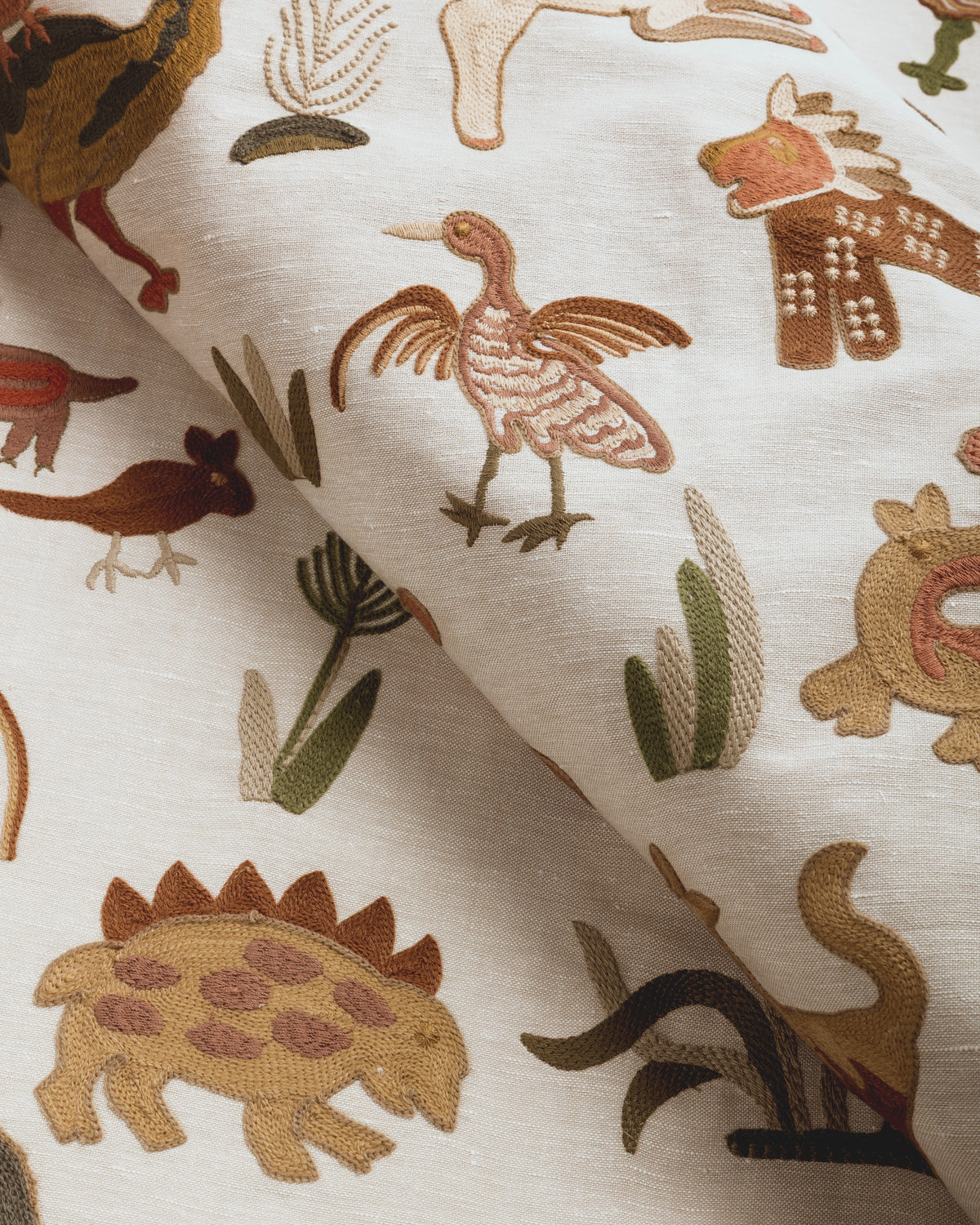 Dwellers fabric in Clay color - pattern number 37530.6.0 - by Kravet Couture in the Museum of New Mexico Folk Art Collection collection