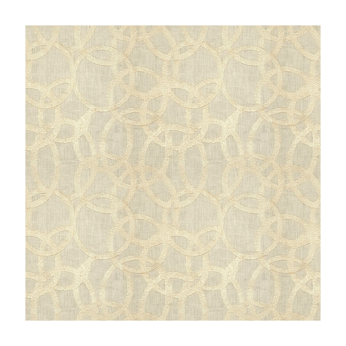 Keep Shining fabric in white gold color - pattern 3971.1.0 - by Kravet Couture in the Modern Luxe collection