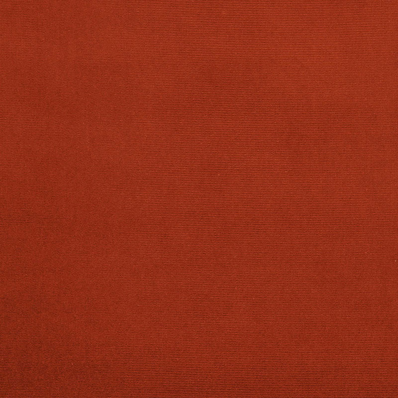 Gainsborough Velvet fabric in terracotta color - pattern number 42797 - by Schumacher in the Perfect Basics: Velvet collection