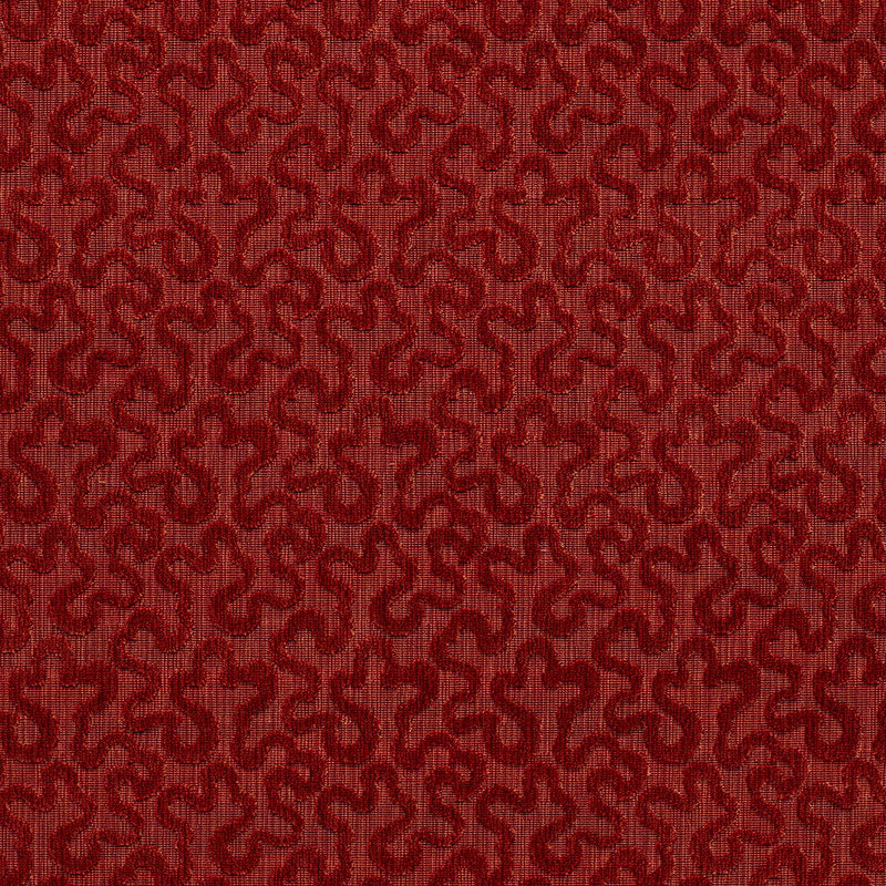 Vermicelli Velvet fabric in bittersweet color - pattern number 43272 - by Schumacher in the Chroma collection