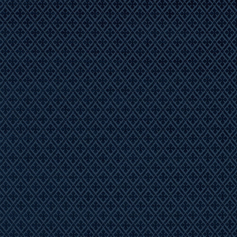 Whittington Chenille fabric in blue color - pattern number 43453 - by Schumacher in the Chroma collection