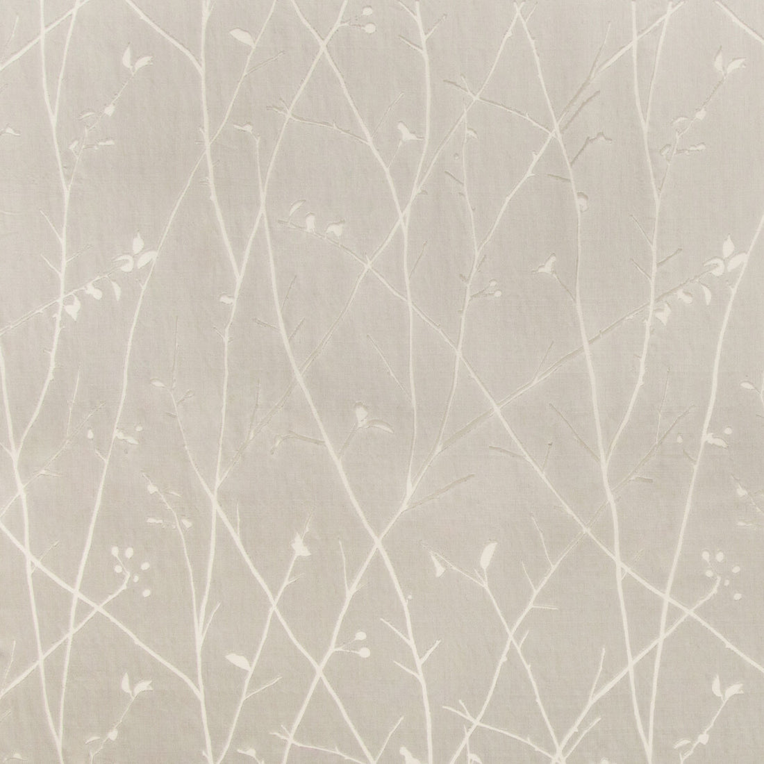 Ramus fabric in silver color - pattern 4463.11.0 - by Kravet Couture in the Sue Firestone Malibu collection