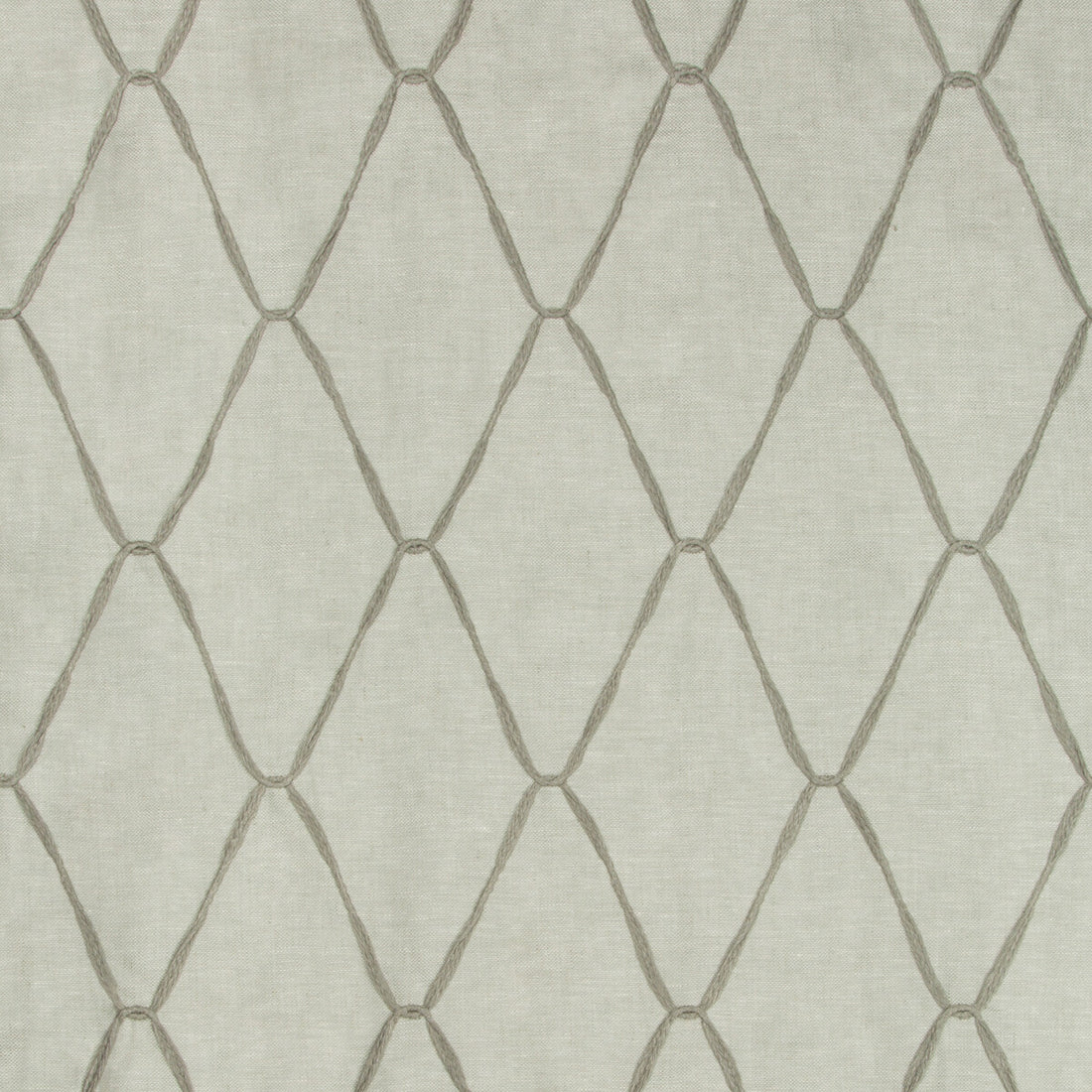 Looped Ribbons fabric in mist color - pattern 4476.11.0 - by Kravet Couture in the Sue Firestone Malibu collection