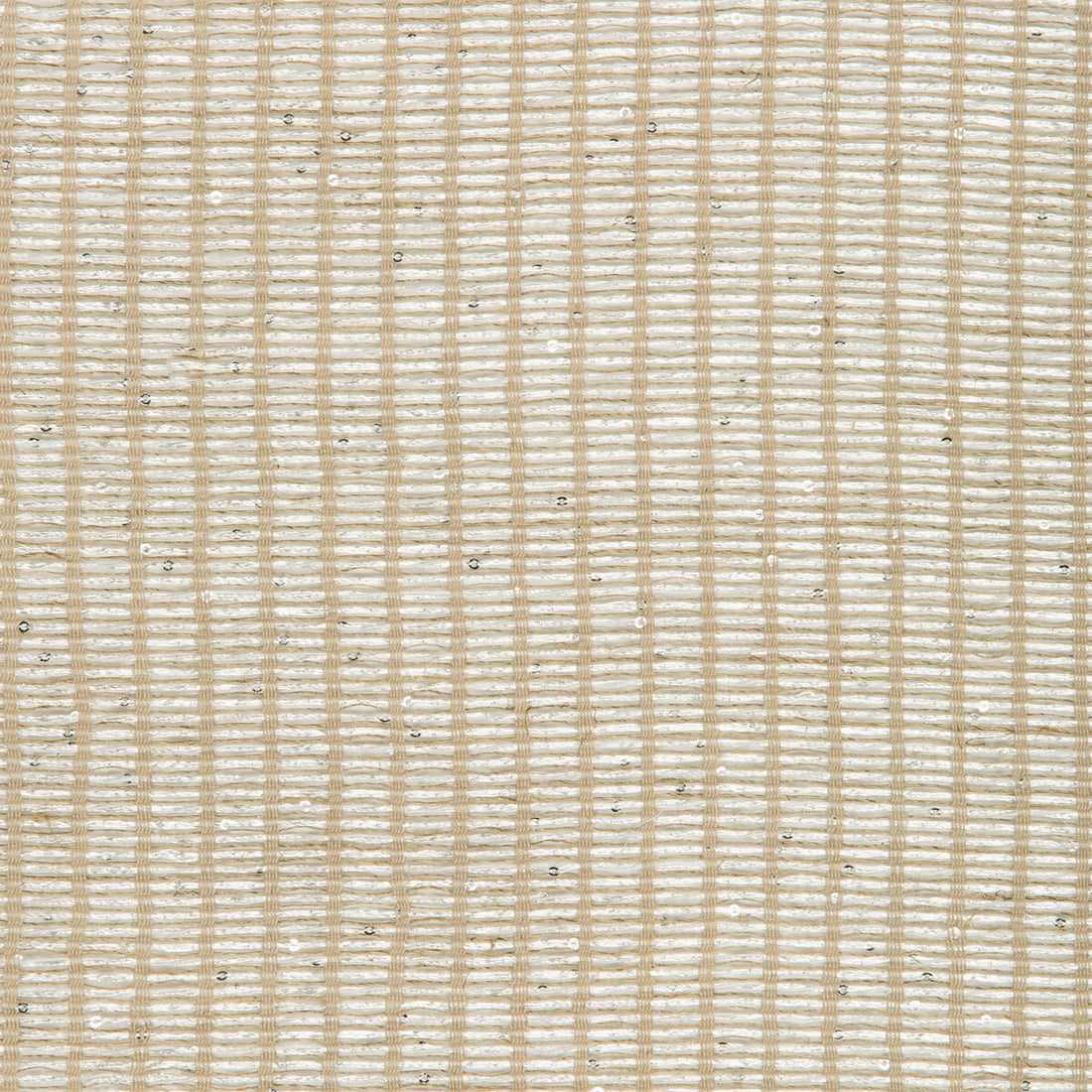 Leno Shine fabric in linen/silver color - pattern 4620.16.0 - by Kravet Couture in the Izu Collection collection