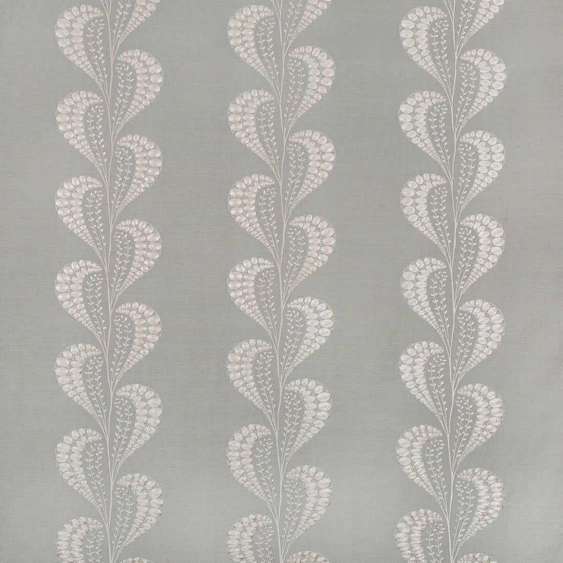Tisza fabric in pewter color - pattern 4787.11.0 - by Kravet Couture in the Windsor Smith Naila collection