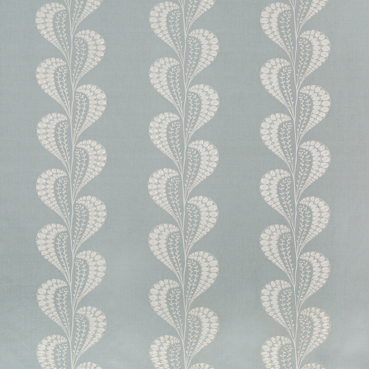 Tisza fabric in chambray color - pattern 4787.15.0 - by Kravet Couture in the Windsor Smith Naila collection