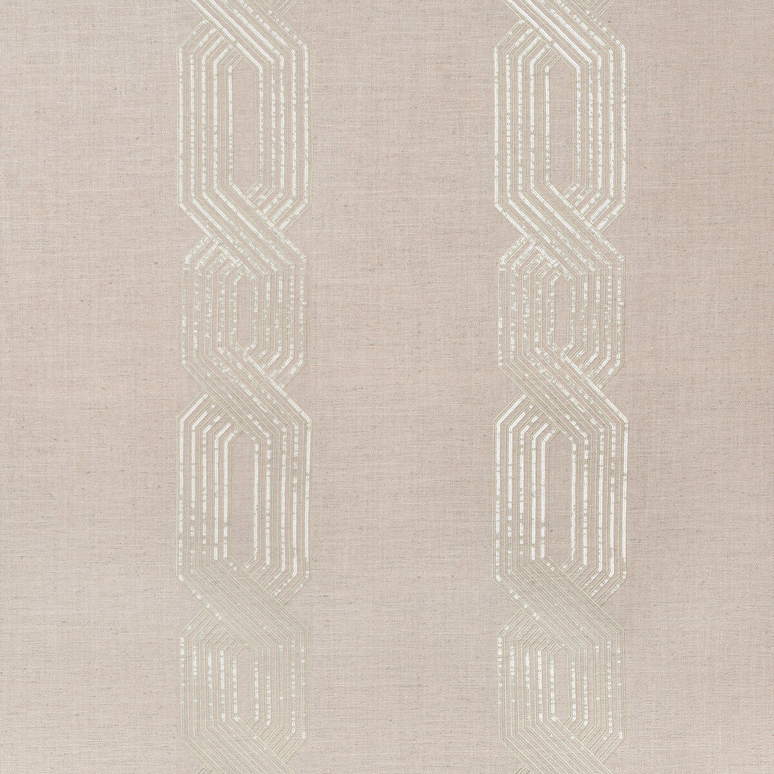 Metalwork fabric in shell color - pattern 4792.112.0 - by Kravet Couture in the Windsor Smith Naila collection