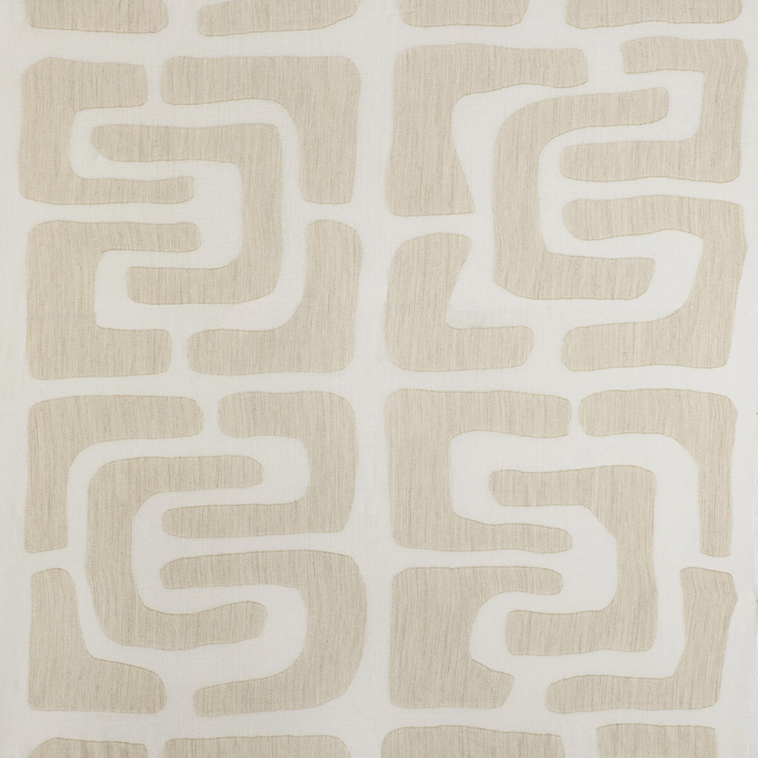 Oui Grande fabric in ivory color - pattern 4815.116.0 - by Kravet Couture in the Linherr Hollingsworth Boheme II collection