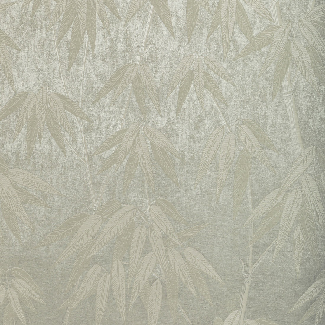 Bamboo Chic fabric in pewter color - pattern 4958.11.0 - by Kravet Couture in the Modern Luxe Silk Luster collection