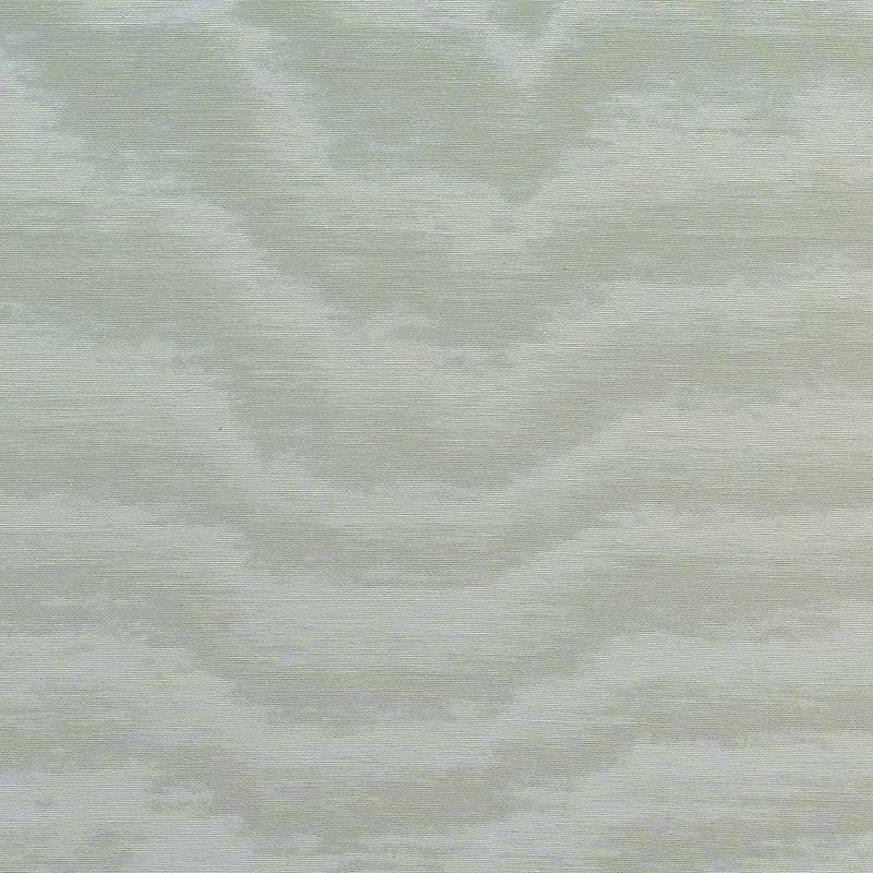 Aria Moire fabric in aqua color - pattern number 51917 - by Schumacher in the Opulent Textures collection