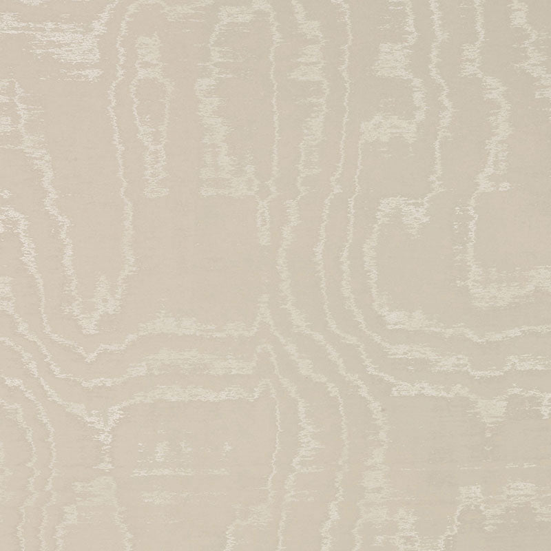 Aria Moire fabric in cashmere color - pattern number 51919 - by Schumacher in the Opulent Textures collection