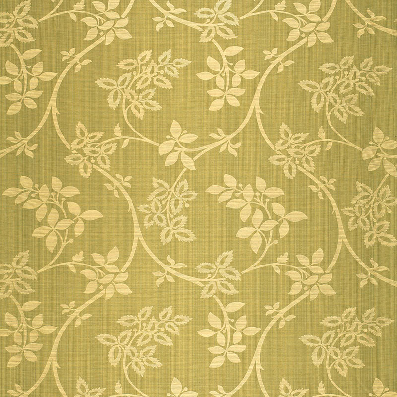 Cheverny Vine fabric in leaf color - pattern number 51990 - by Schumacher in the Schumacher Wovens collection