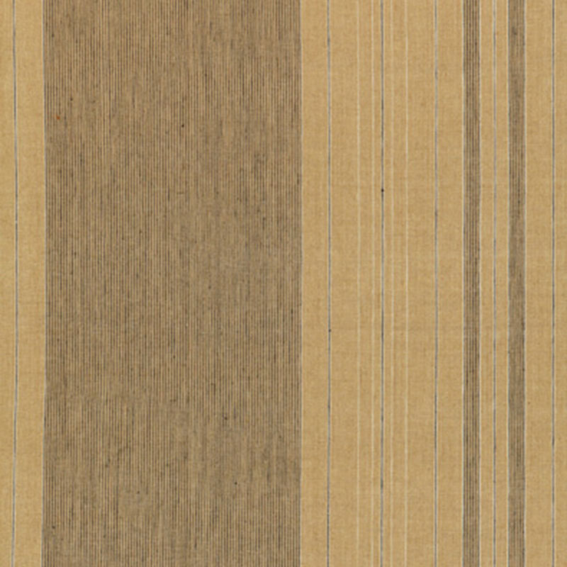 Georgica Linen Stripe fabric in denim color - pattern number 54180 - by Schumacher in the Perennial Favorites collection