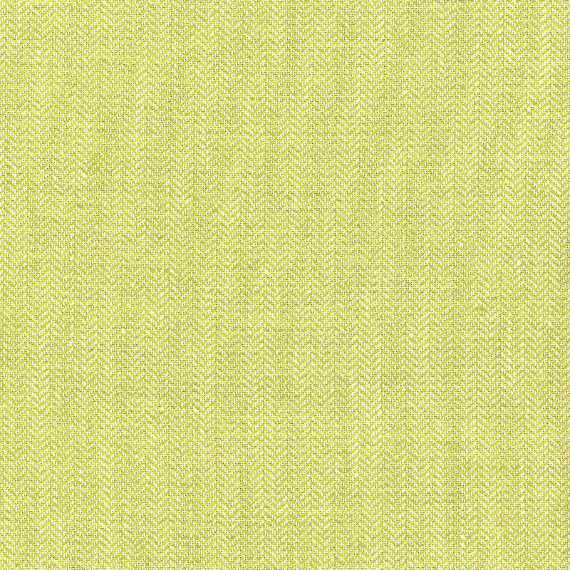 Bryton Linen Herringbone fabric in lime color - pattern number 54926 - by Schumacher in the Chroma collection