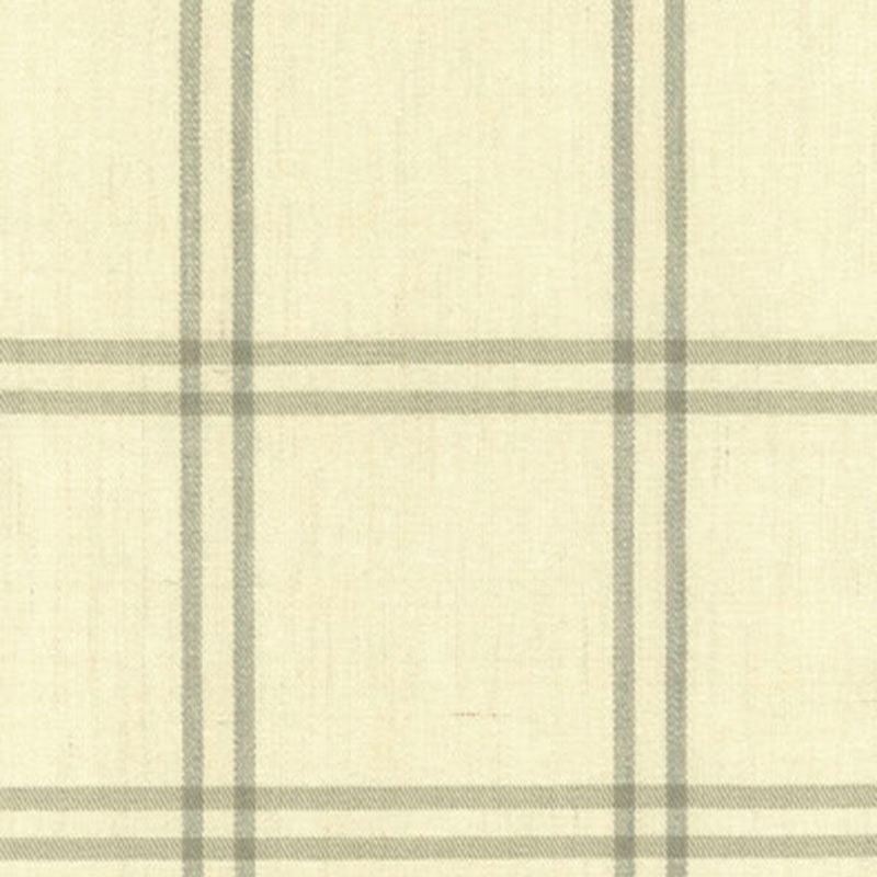 Luberon Plaid fabric in haze color - pattern number 55710 - by Schumacher in the Matthew Patrick Smyth collection