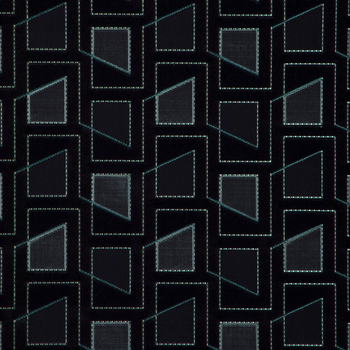 Treasure Trove fabric in midnight color - pattern number 6024107.811.0 - by Donghia in the Zuri collection